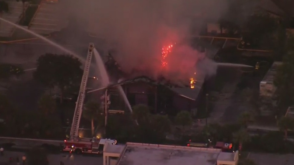 VIDEO: Fireworks explode after fire engulfs fireworks business